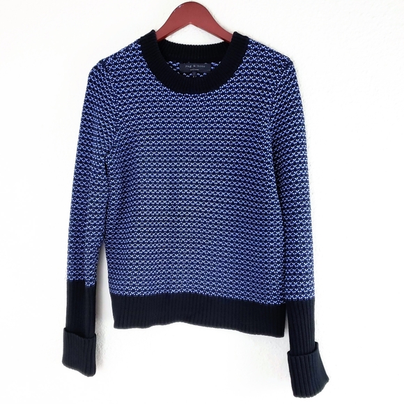 rag and bone blue sweater